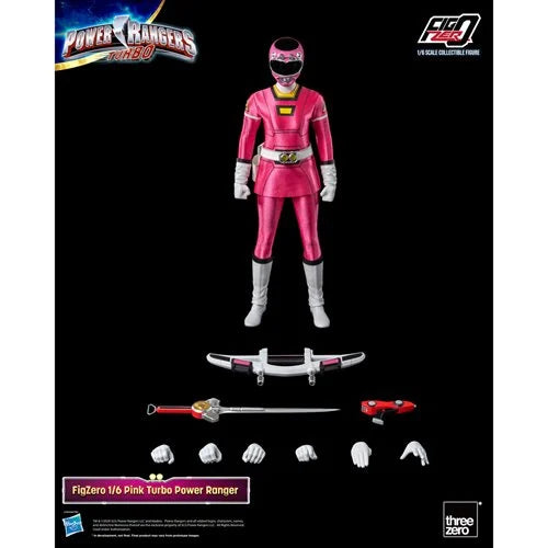 Power Rangers Turbo Pink Turbo Power Ranger FigZero 1:6 Scale Action Figure