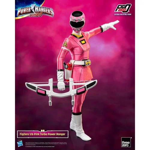 Power Rangers Turbo Pink Turbo Power Ranger FigZero 1:6 Scale Action Figure