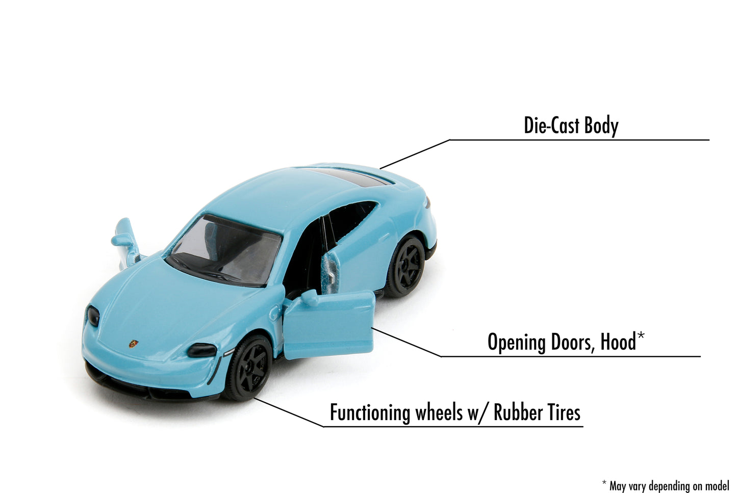 MAJORETTE PORSCHE EDITION 5-PACK WAVE 3 1/64 DIE-CAST CARS