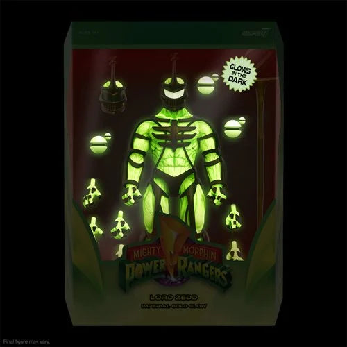 Power Rangers Ultimates Mighty Morphin Lord Zedd (Imperial Gold Glow) 7-Inch Action Figure - SDCC Exclusive