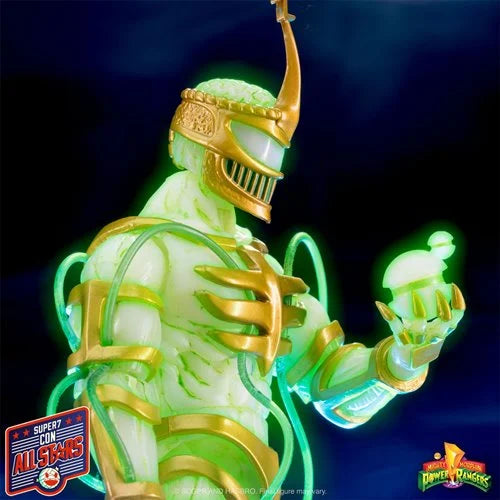 Power Rangers Ultimates Mighty Morphin Lord Zedd (Imperial Gold Glow) 7-Inch Action Figure - SDCC Exclusive