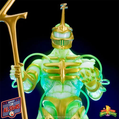 Power Rangers Ultimates Mighty Morphin Lord Zedd (Imperial Gold Glow) 7-Inch Action Figure - SDCC Exclusive