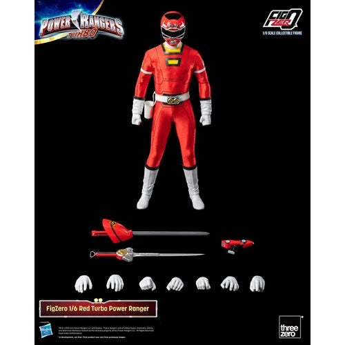 Power Rangers Turbo FigZero 1:6 Scale Action Figure 5-Pack