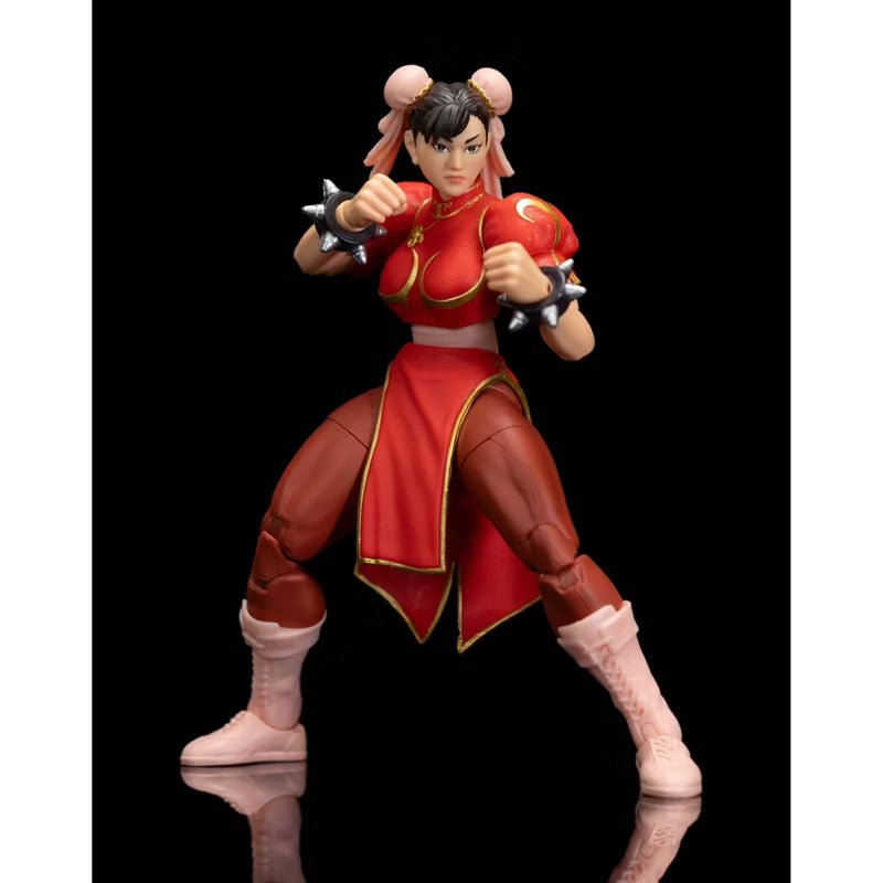 Street Fighter Chun-Li 6" Action Figure **RED OUTFIT** TARGET EXCLUSIVE**