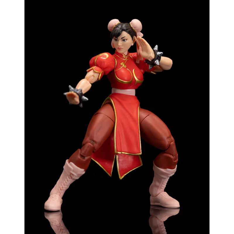 Street Fighter Chun-Li 6" Action Figure **RED OUTFIT** TARGET EXCLUSIVE**
