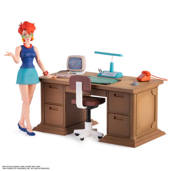 The Real Ghostbusters - Janine with Desk 1/12 Scale Figure - Timed Edition