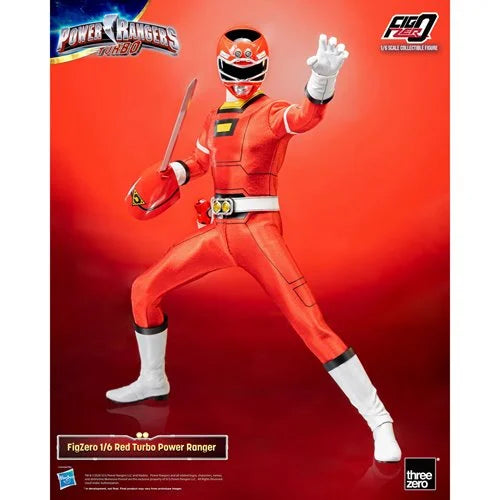 Power Rangers Turbo Red Turbo Power Ranger FigZero 1:6 Scale Action Figure