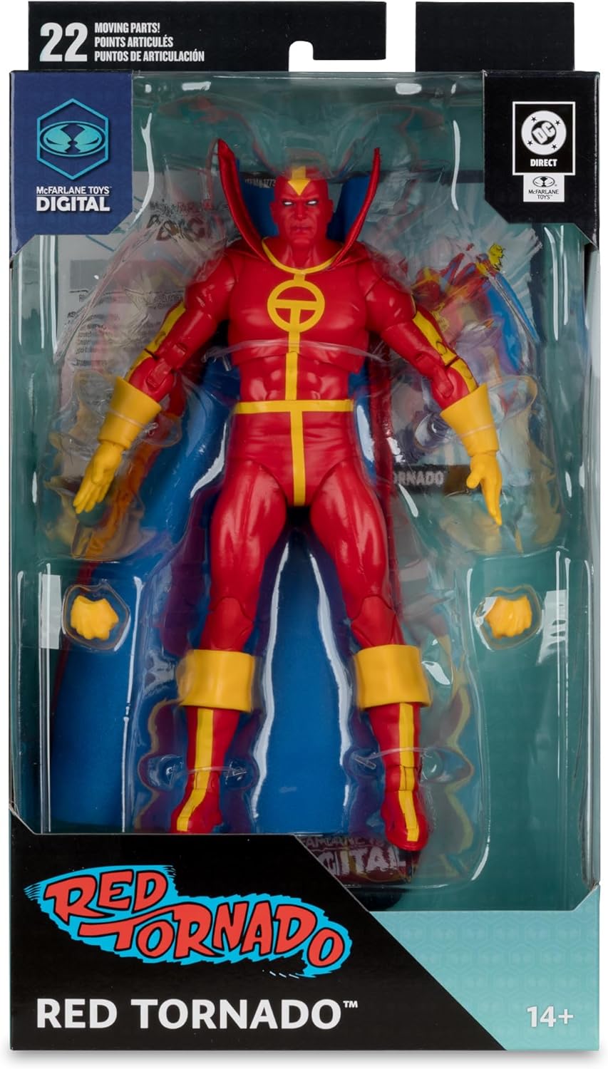 McFarlane DC Direct Red Tornado (DC: The Bronze Age) 7in Action Figure Toys Digital Collectible