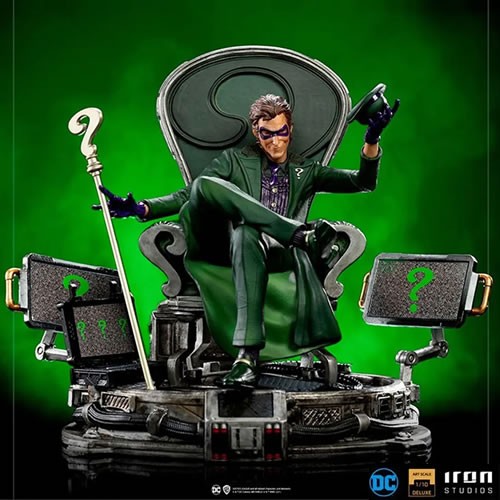 Batman Riddler Statue Art Scale 1/10 Scale Statues - DC - Riddler (Deluxe) – Titan Toyz