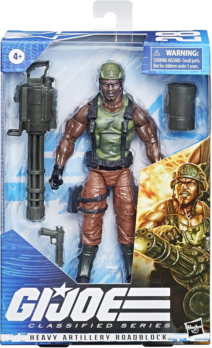 Hasbro G.I. Joe Classified Series Heavy Artilery Roadblock Action Figure 28  **Amazon Exclusive**