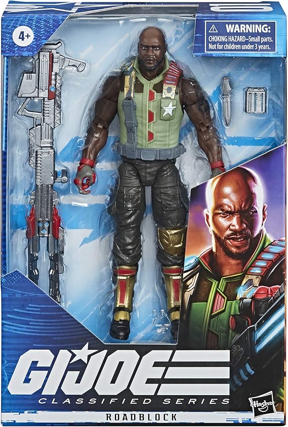 G.I. Joe Classified Series Roadblock Action Figure 01 (V.1) NON Variant **Damage Packaging**