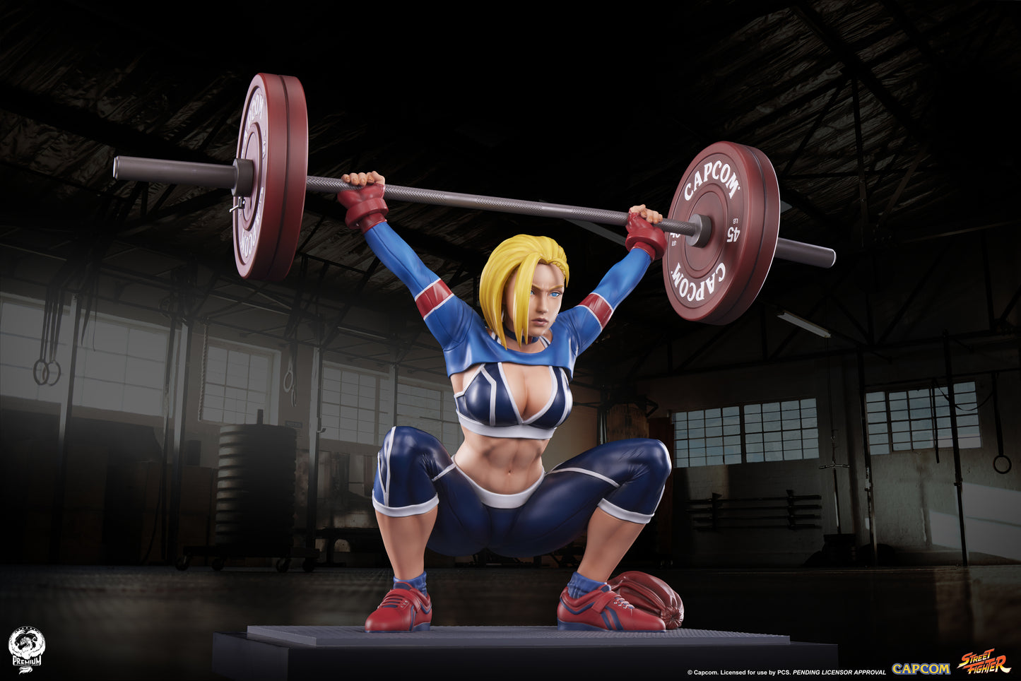 STREET FIGHTER CAMMY POWERLIFTING 1:4 SCALE STATUE