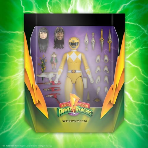 S7 ULTIMATES! Figures - Mighty Morphin Power Rangers - W01 - Yellow Ranger