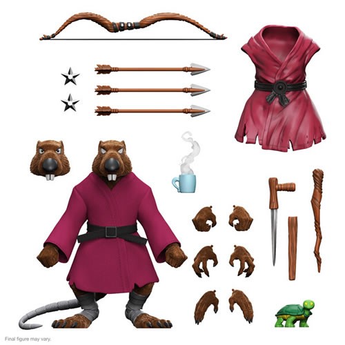 S7 ULTIMATES! Figures - TMNT - W09 - Splinter (Flocked)