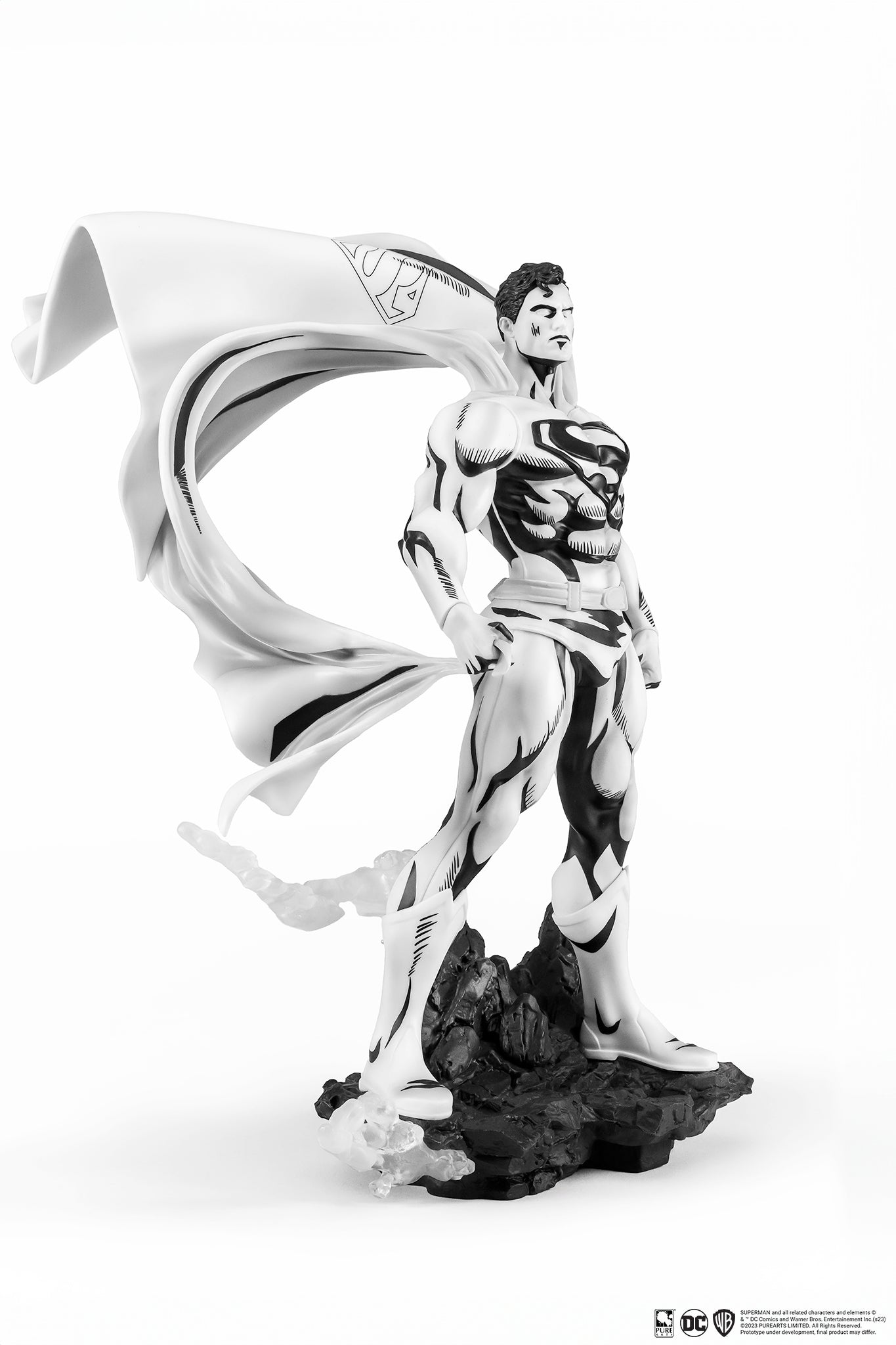 SDCC 2024 DC HEROES SUPERMAN B&W PX PVC 1/8 STATUE