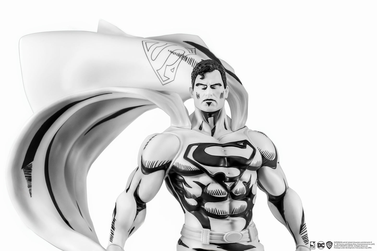 SDCC 2024 DC HEROES SUPERMAN B&W PX PVC 1/8 STATUE