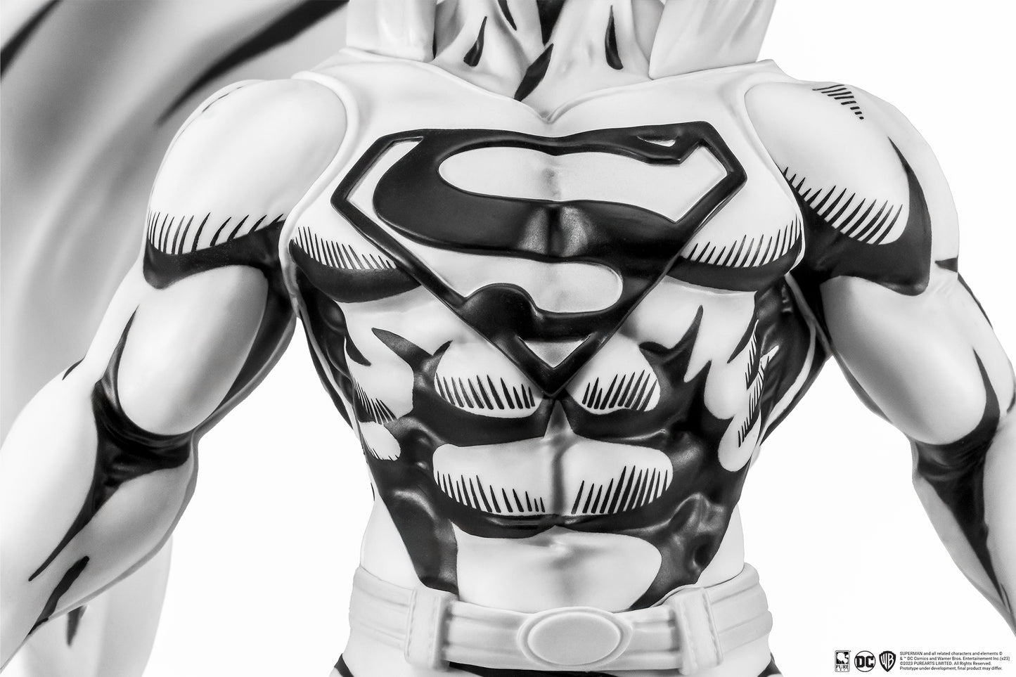 SDCC 2024 DC HEROES SUPERMAN B&W PX PVC 1/8 STATUE