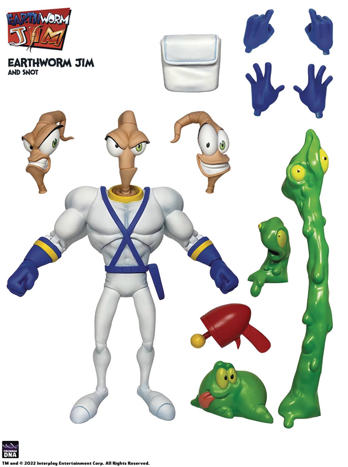 EARTHWORM JIM 6IN JIM & SNOTT