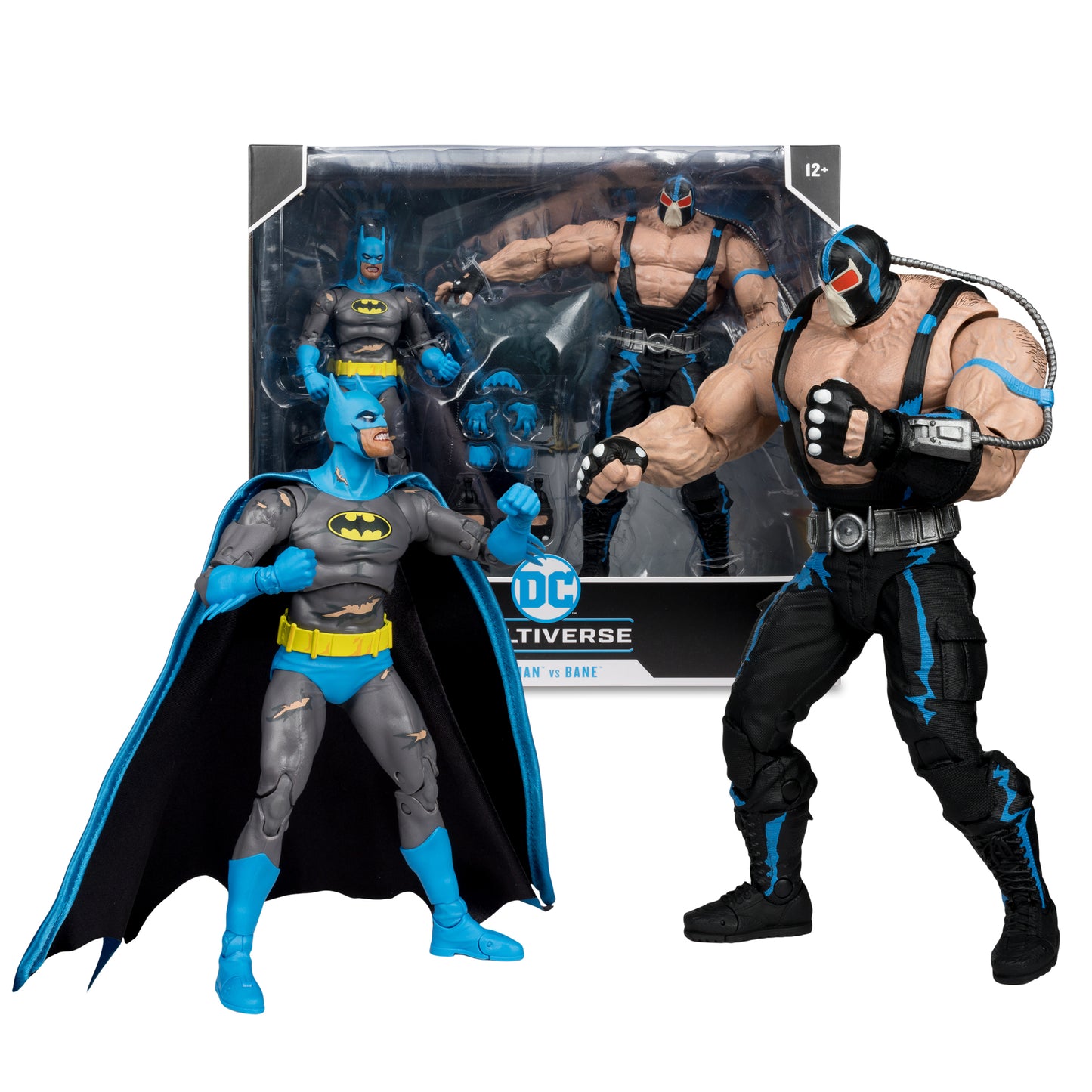 DC MULTIVERSE 7IN BATMAN W/ MEGAFIG BANE