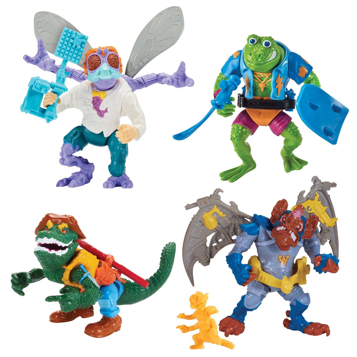 TMNT CLASSIC MUTANTS #2 AF 4-PACK