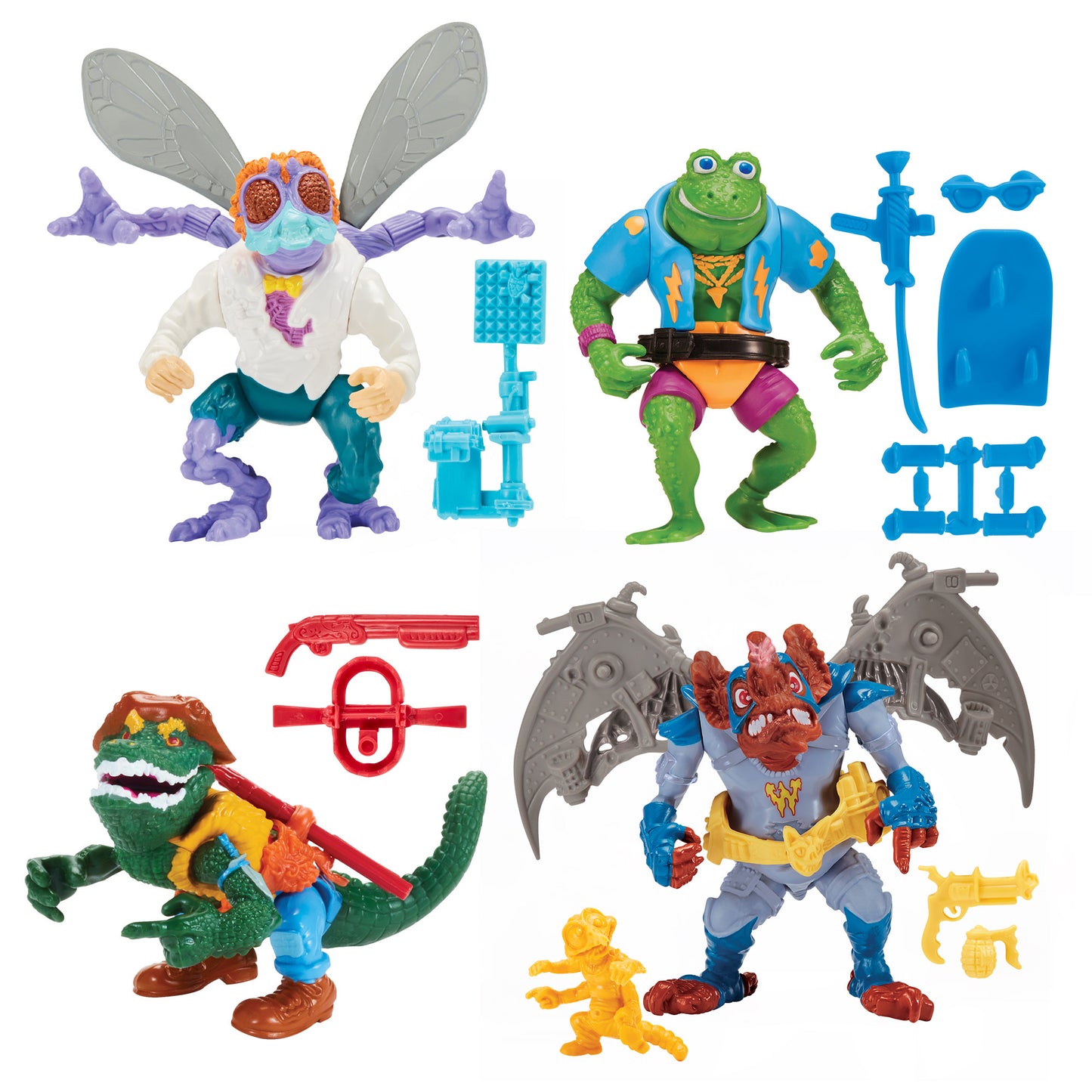 TMNT CLASSIC MUTANTS #2 AF 4-PACK