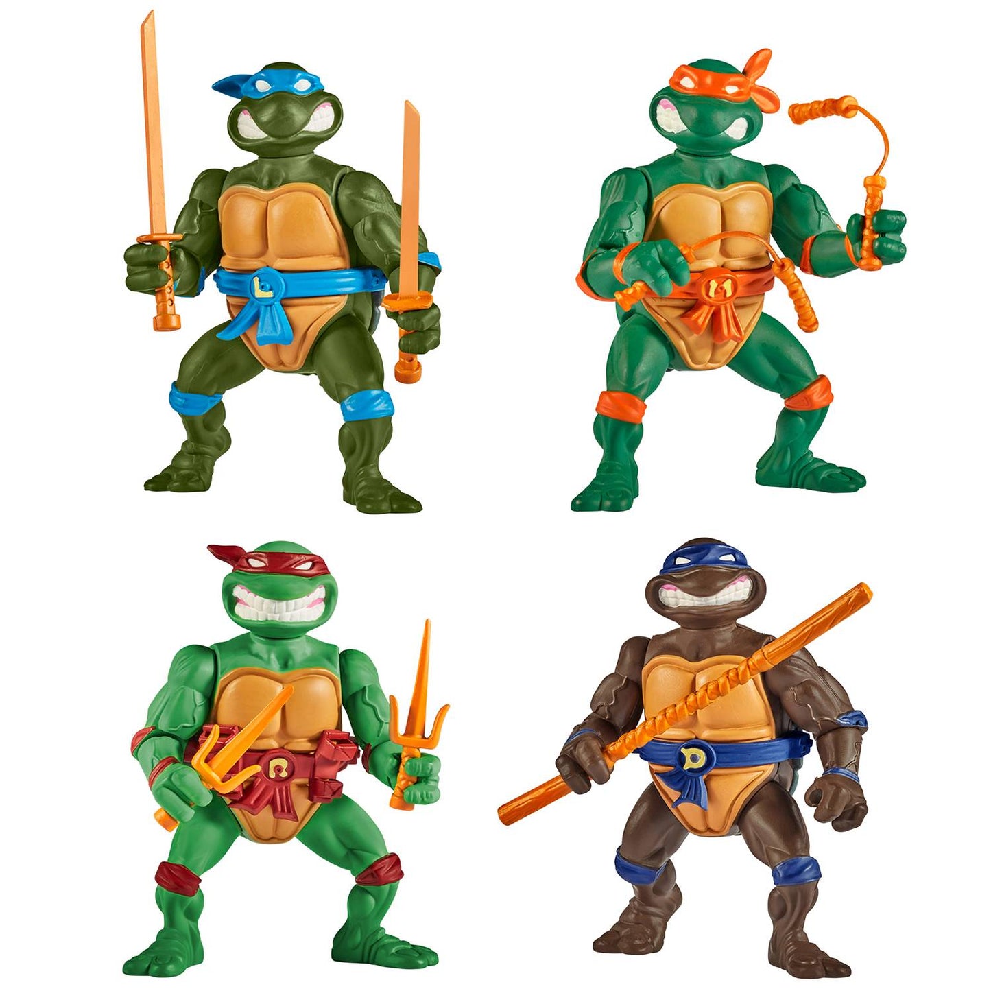 TMNT CLASSIC STORAGE SHELL TURTLES AF 4-PACK