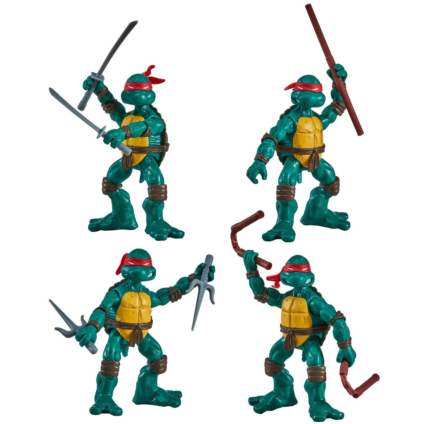 TMNT CLASSIC COMIC BOOK SERIES TURTLES SIOC 4-PACK