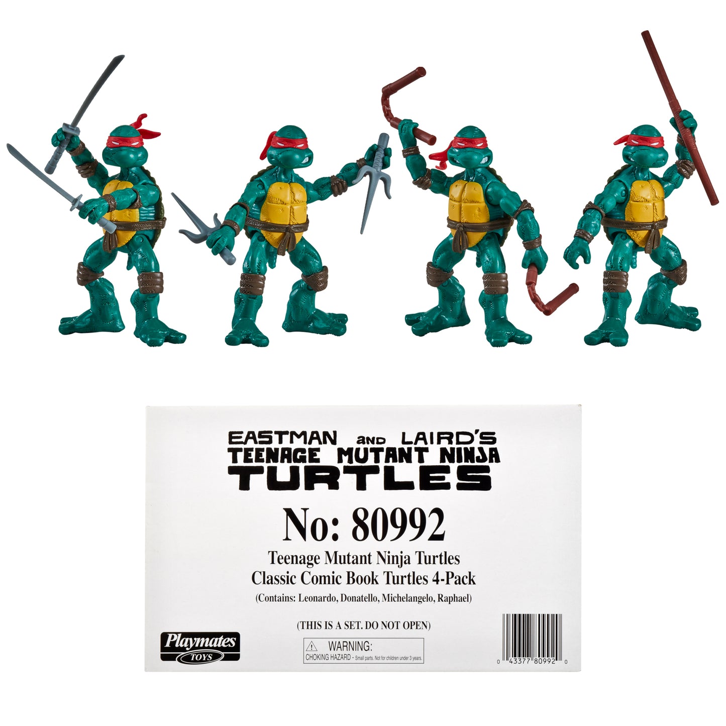 TMNT CLASSIC COMIC BOOK SERIES TURTLES SIOC 4-PACK