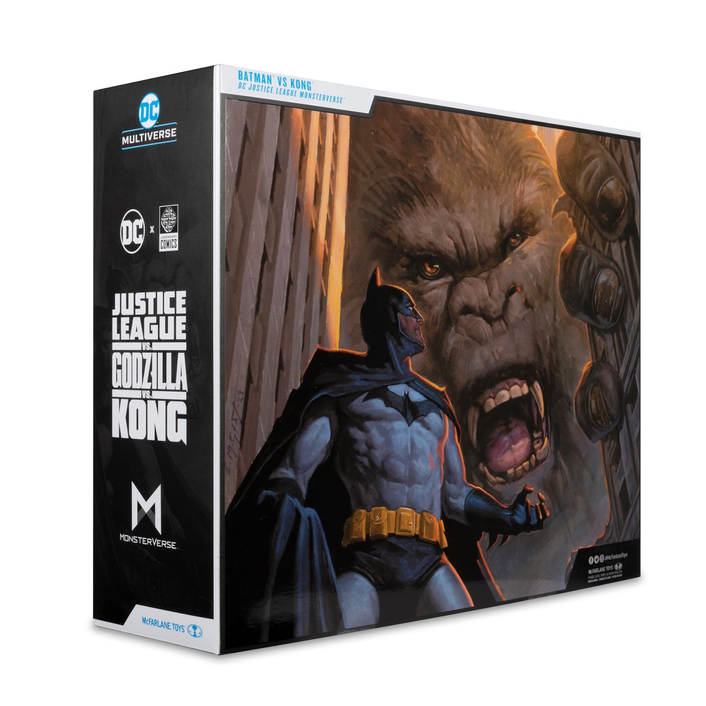 DC JL MONSTERVERSE BATMAN V KONG FIGURE 2PK