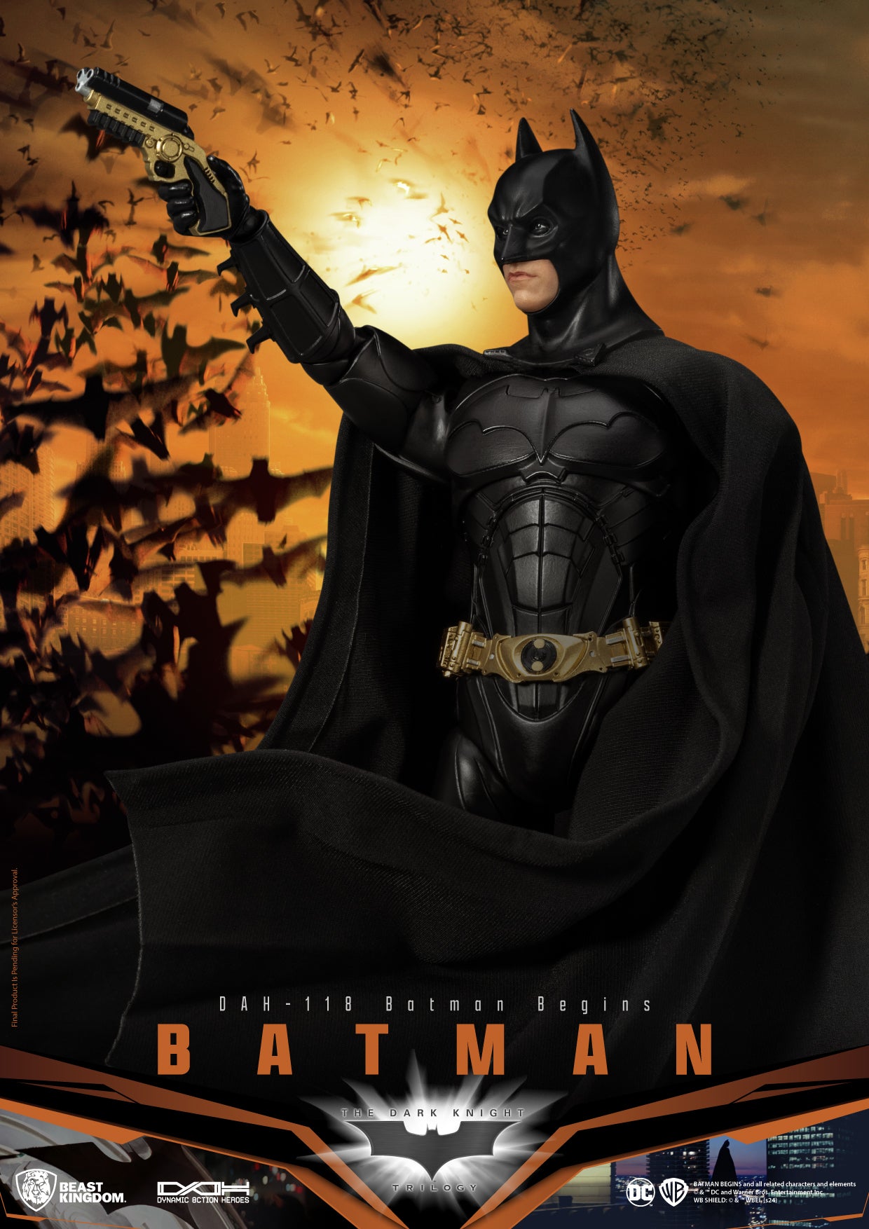 BATMAN BEGINS DAH-118 DYNAMIC 8-CTION BATMAN