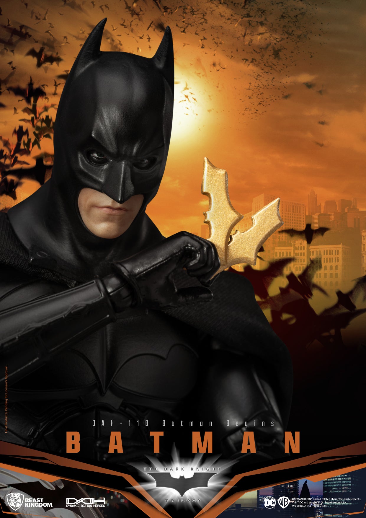 BATMAN BEGINS DAH-118 DYNAMIC 8-CTION BATMAN