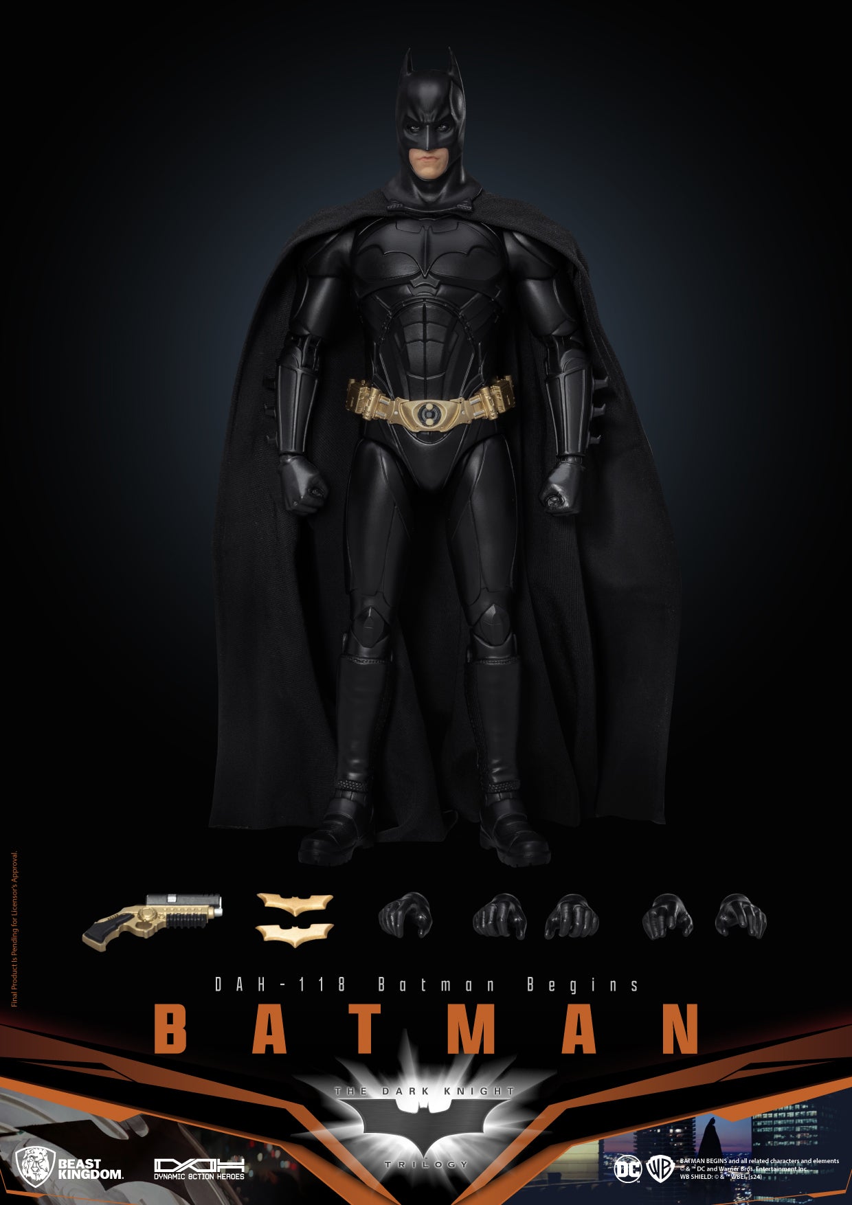 BATMAN BEGINS DAH-118 DYNAMIC 8-CTION BATMAN