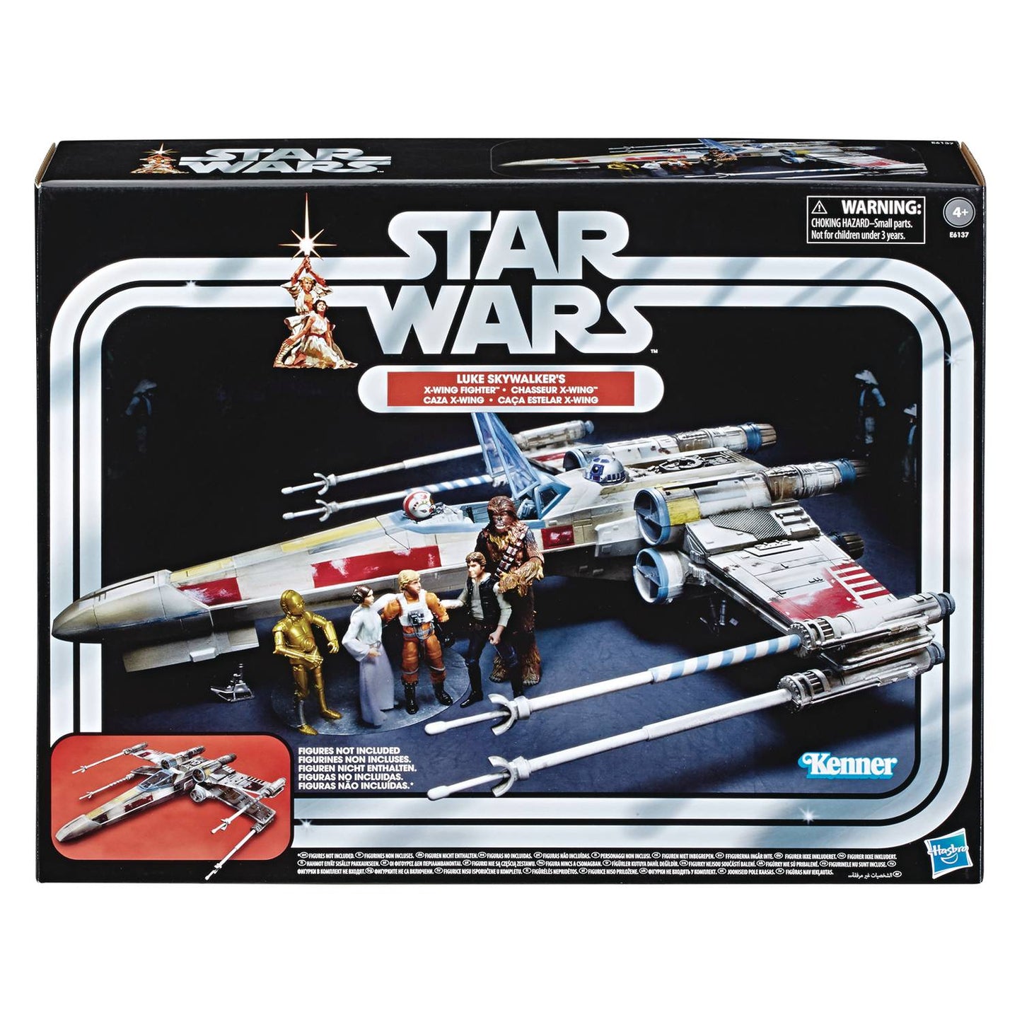 SW VINTAGE LUKE SKYWALKER RED-5 X-WING FIGHTER RE-RUN