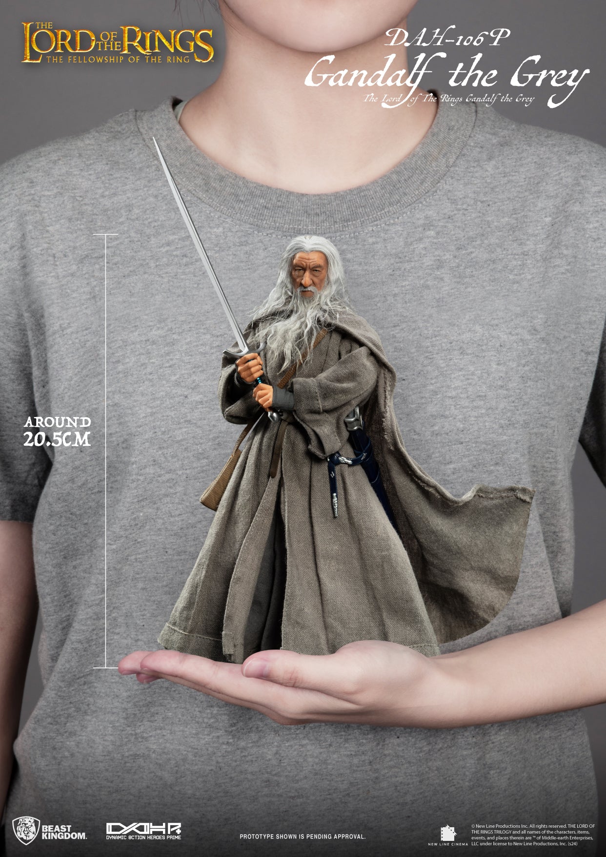 LORD OF THE RINGS DAH-106P DYNAMIC GANDALF THE GREY