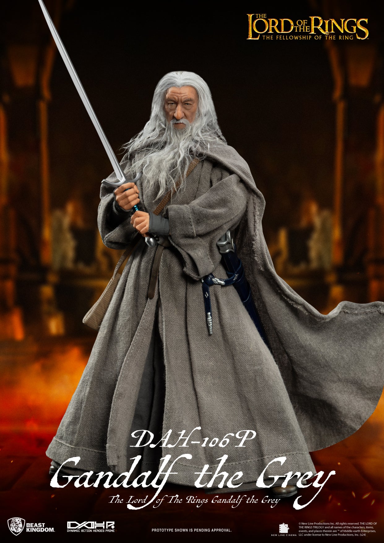 LORD OF THE RINGS DAH-106P DYNAMIC GANDALF THE GREY