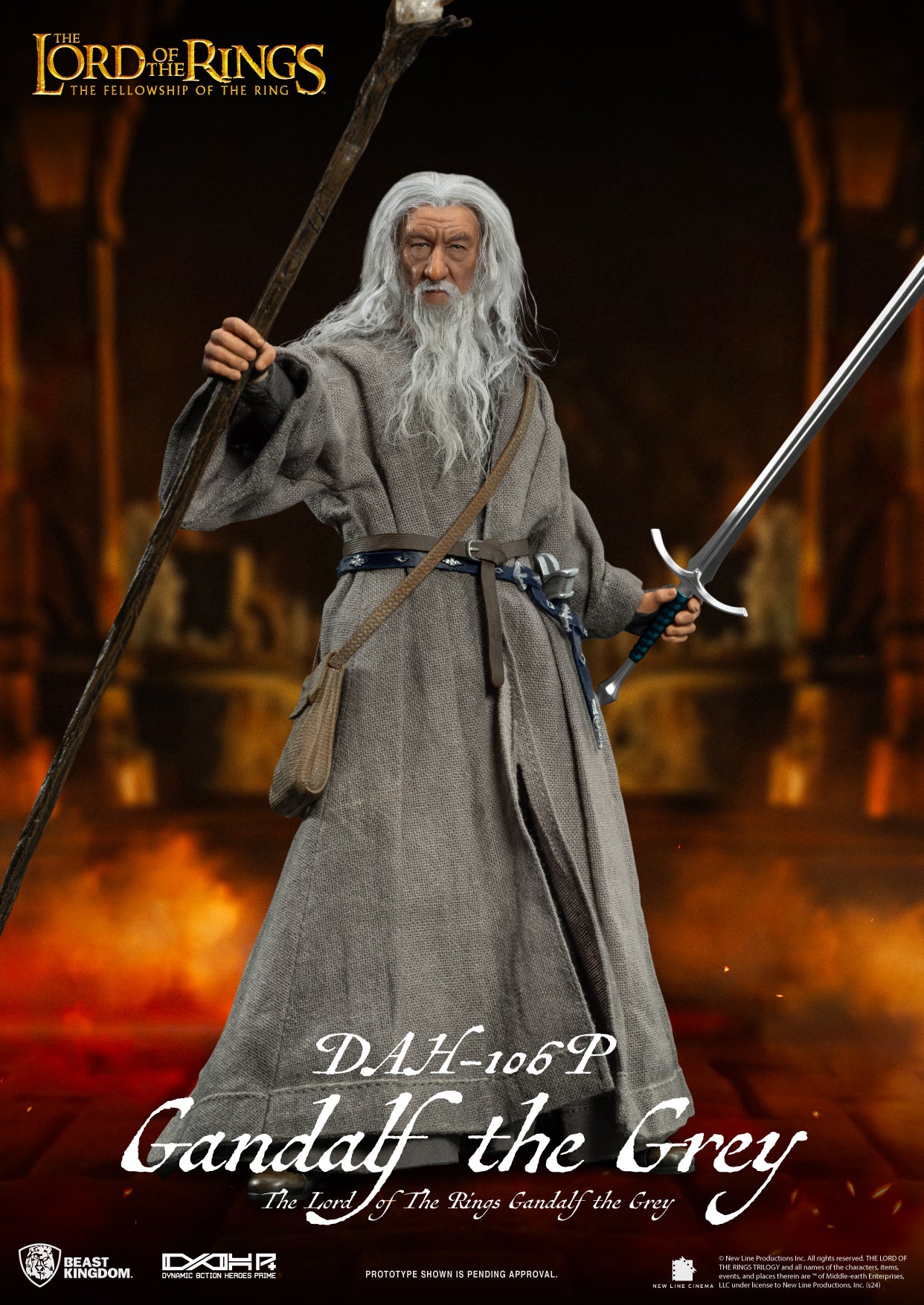 LORD OF THE RINGS DAH-106P DYNAMIC GANDALF THE GREY