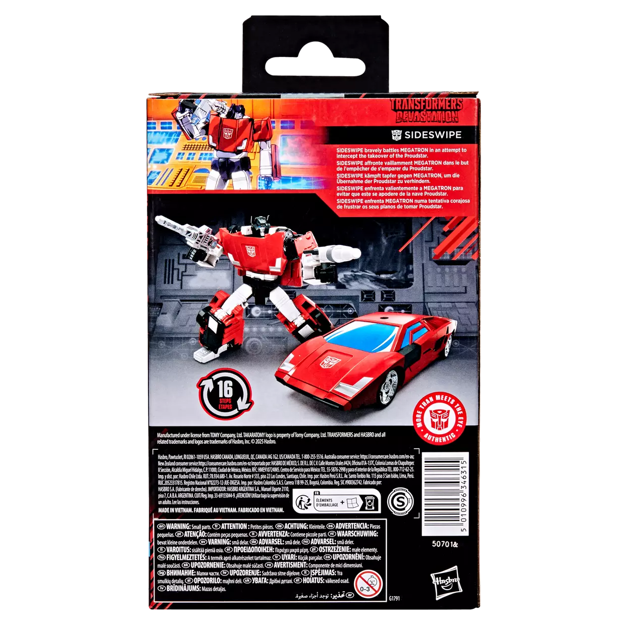 Transformers Studio Series Devastation Sideswipe