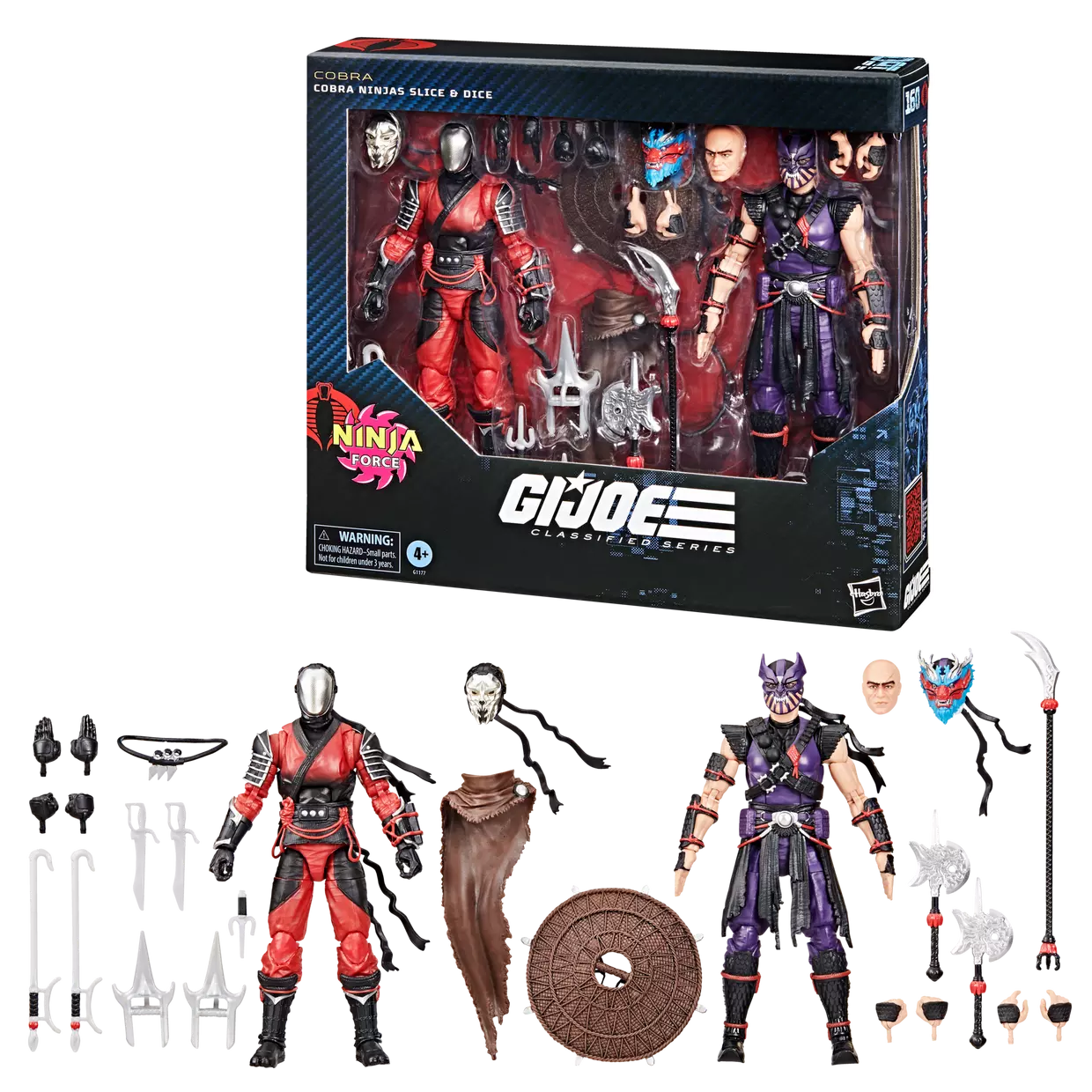 G.I. Joe Classified Series #160, Cobra Ninjas Slice & Dice *Hasbro Exclusive**