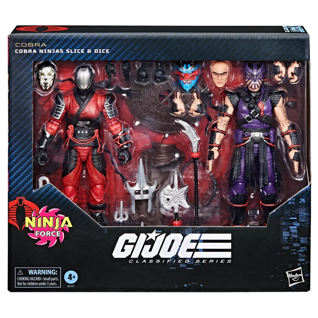 G.I. Joe Classified Series #160, Cobra Ninjas Slice & Dice *Hasbro Exclusive**