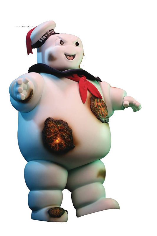 STAY PUFT MARSHMALLOW MAN 30CM SOFT VINYL BURNING ED DLX