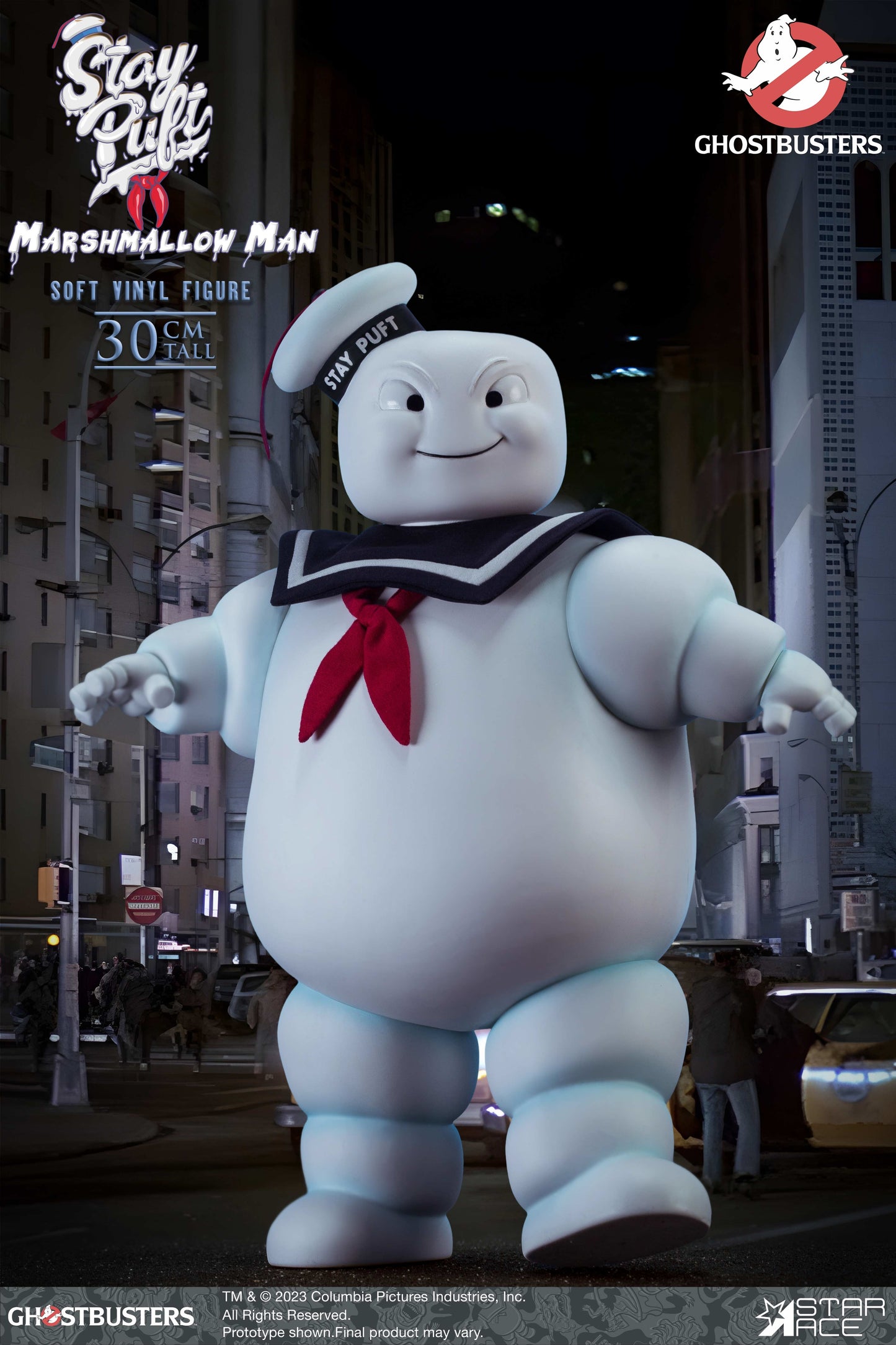 GHOSTBUSTERS STAY PUFT MARSHMALLOW MAN SOFT VINYL STATUE DLX