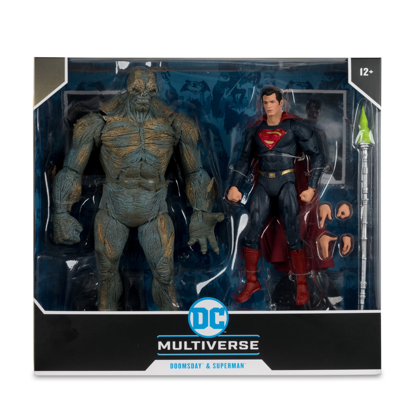 DC MULTIVERSE BVS 7IN DOOMSDAY Vs SUPERMAN MEGAFIG 2PK