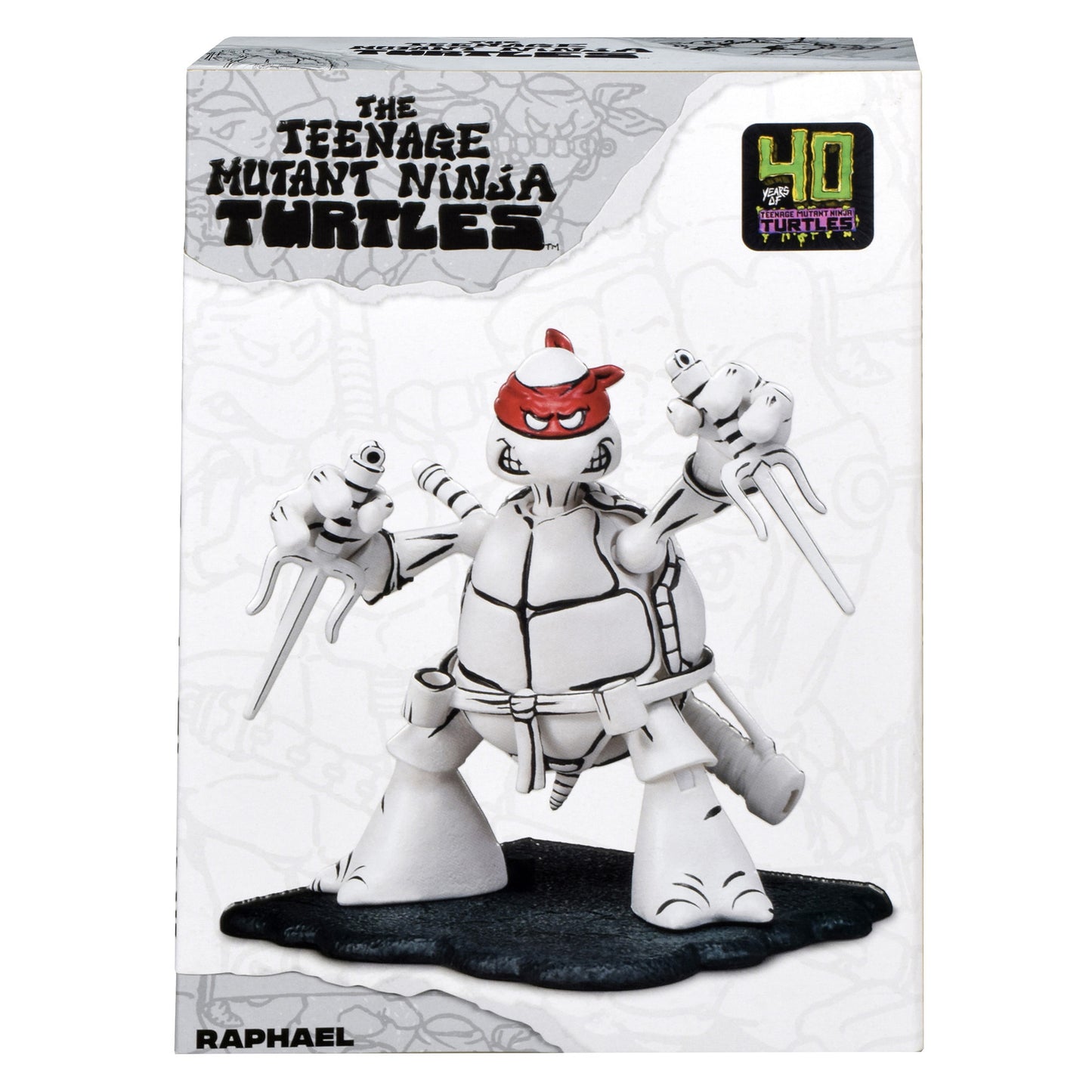 *Exclusive Offer* TEENAGE MUTANT NINJA TURTLES BLACK & WHITE ORIGINAL SKETCH PREVIEWS EXCLUSIVE ACTION FIGURES / 4 PACK