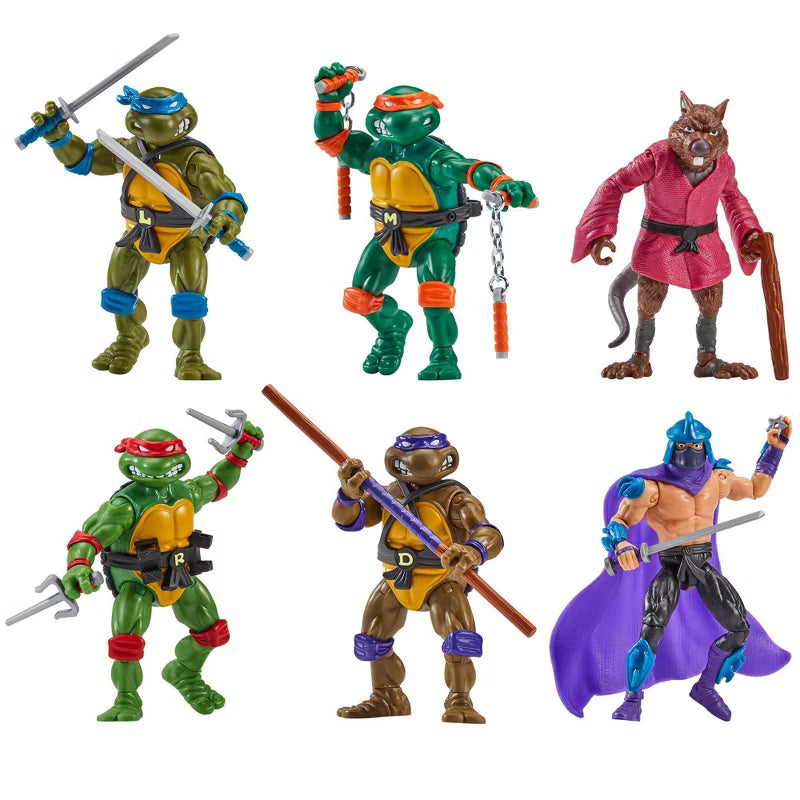 Teenage Mutant Ninja Turtles: Classic 4" Remastered Figure Bundle - 6pk (Target Exclusive)