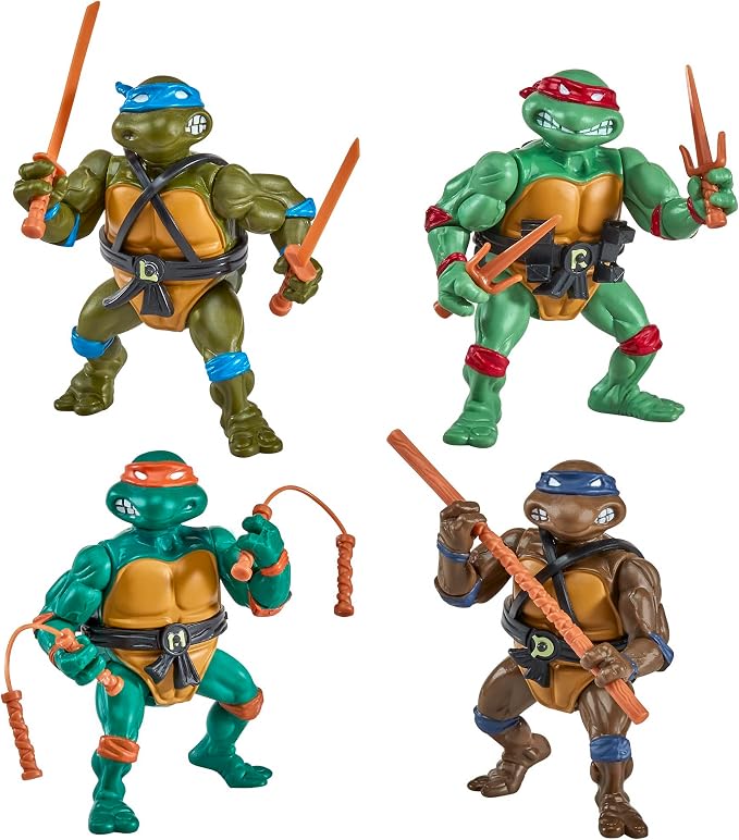 TMNT - Classic 1987 Original Series Basic Figure 4-Pack