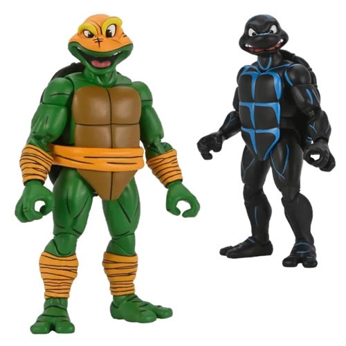 TMNT 7" Scale Figures - Archie Comics - Stump Wrestling Turtles 4-Pack