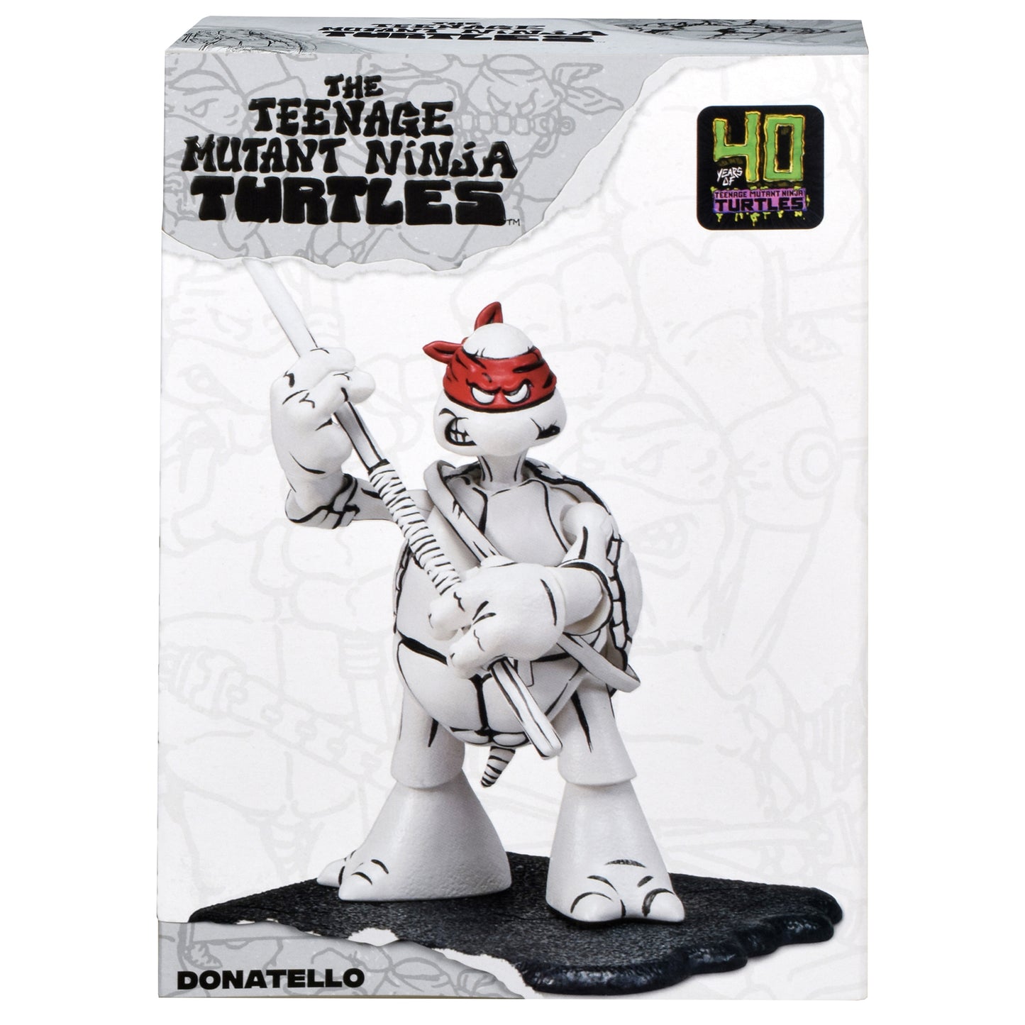 *Exclusive Offer* TEENAGE MUTANT NINJA TURTLES BLACK & WHITE ORIGINAL SKETCH PREVIEWS EXCLUSIVE ACTION FIGURES / 4 PACK