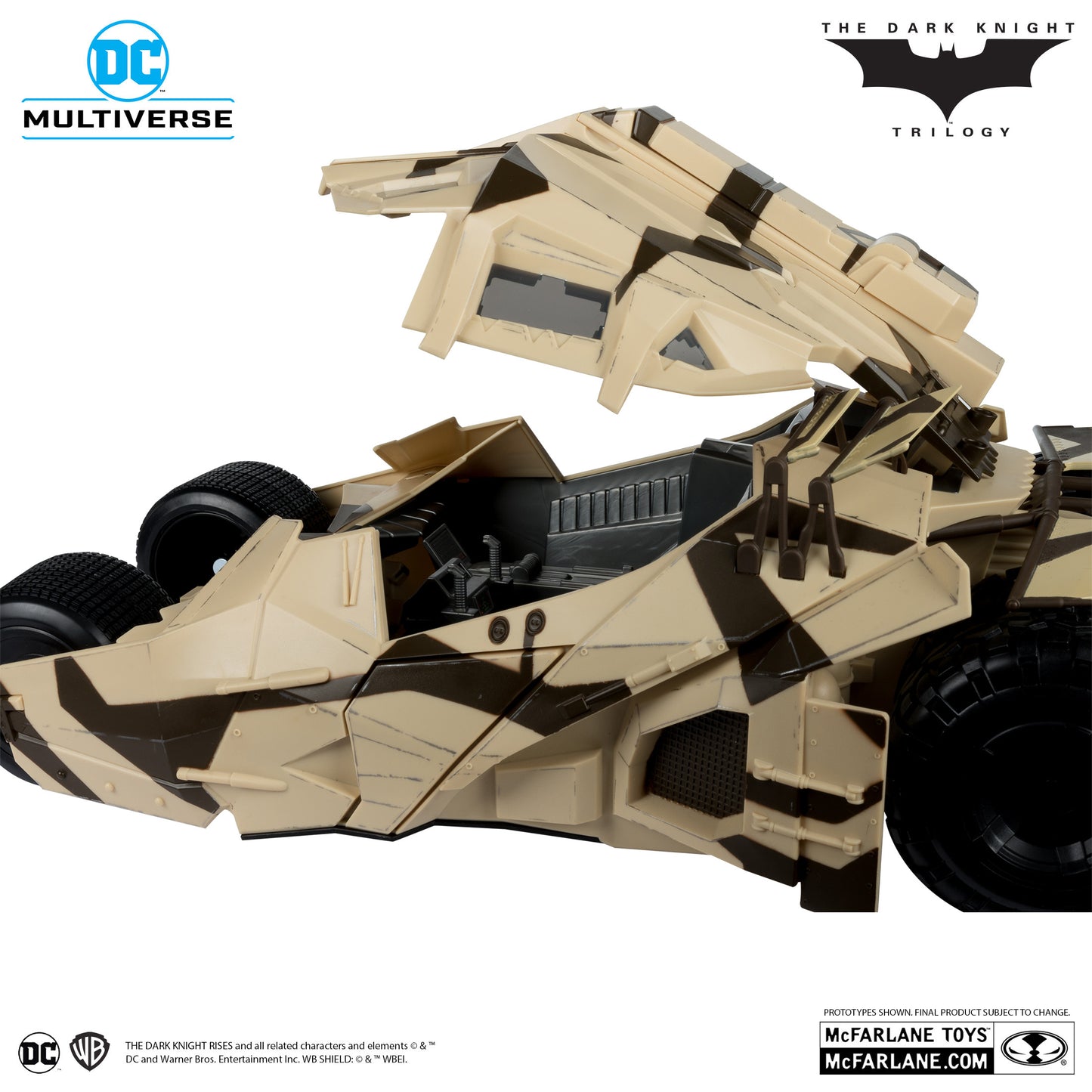 McFarlane Toys - DC Multiverse Camouflage Tumbler (The Dark Knight Rises) Gold Label Vehicle