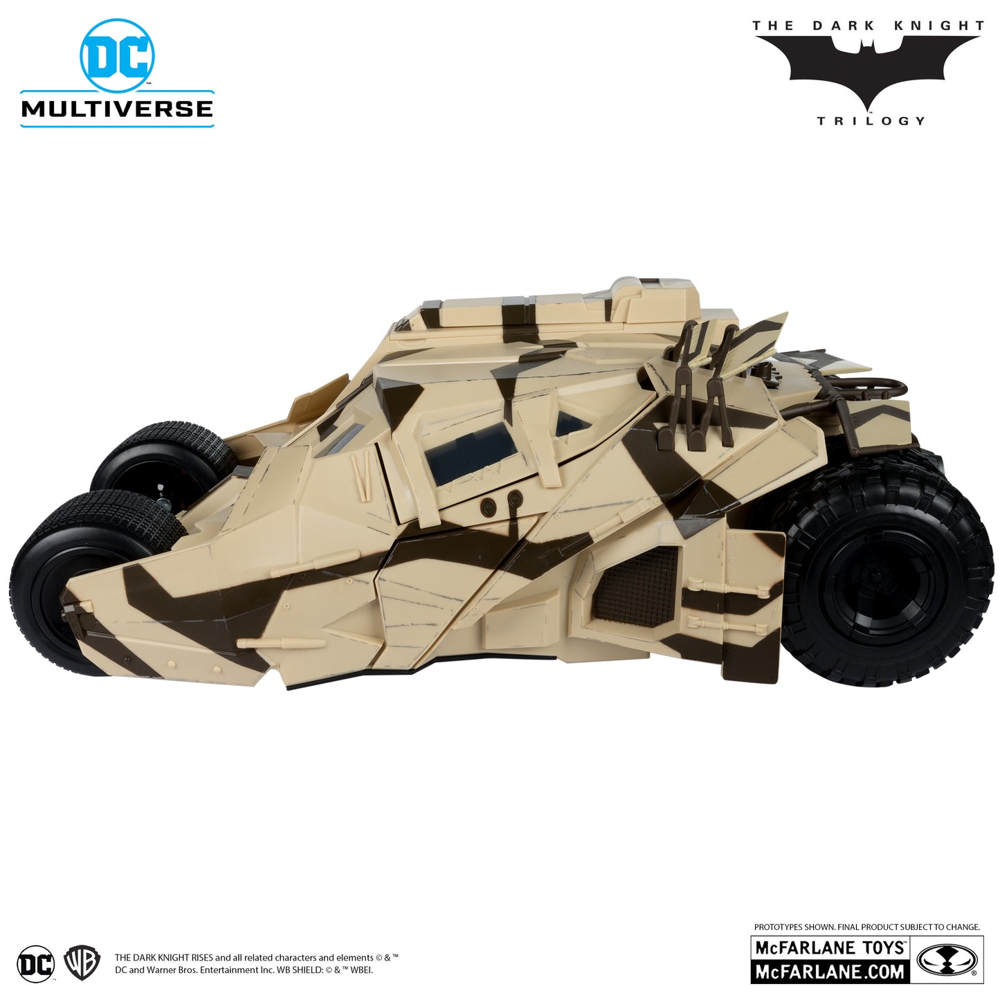 McFarlane Toys - DC Multiverse Camouflage Tumbler (The Dark Knight Rises) Gold Label Vehicle