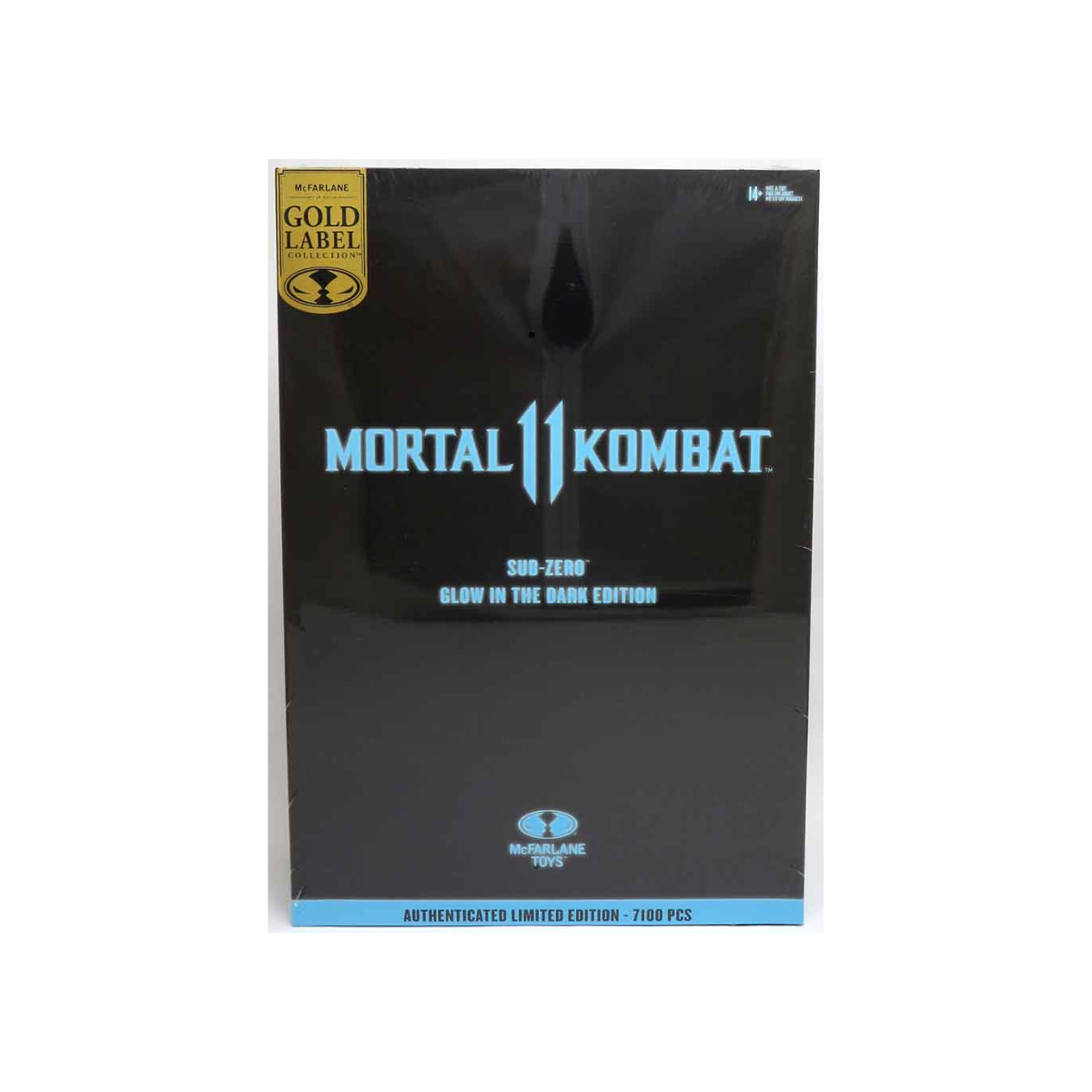 Mortal Kombat 11 7 Inch Action Figure Exclusive - Sub Zero Glow In The Dark Gold Label